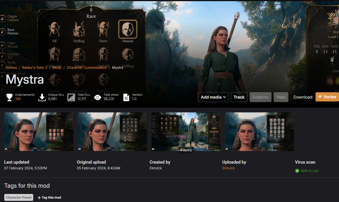 Custom character mod screenshot 5